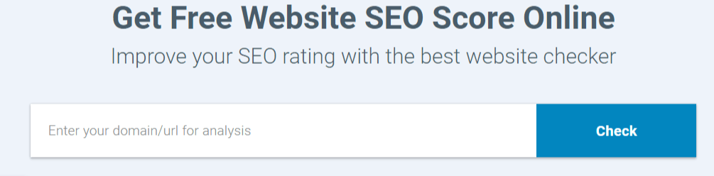SiteChecker Pro gives you a free SEO report of your errors.